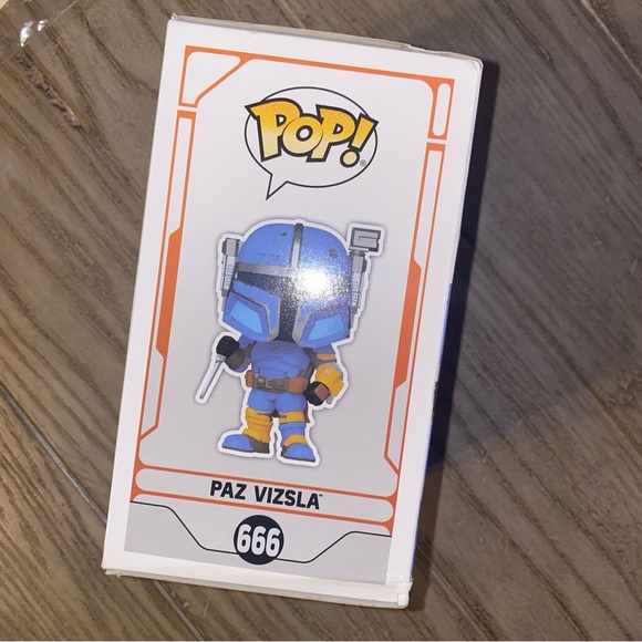 Star Wars: The Mandalorian: Paz Vizsla Funko Pop! Vinyl Figure #666 new - Picture 7 of 10
